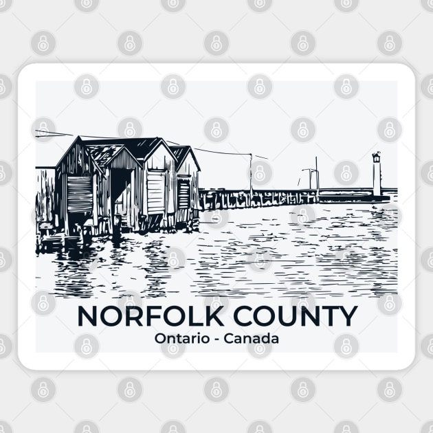 Norfolk County - Ontario Magnet by Lakeric